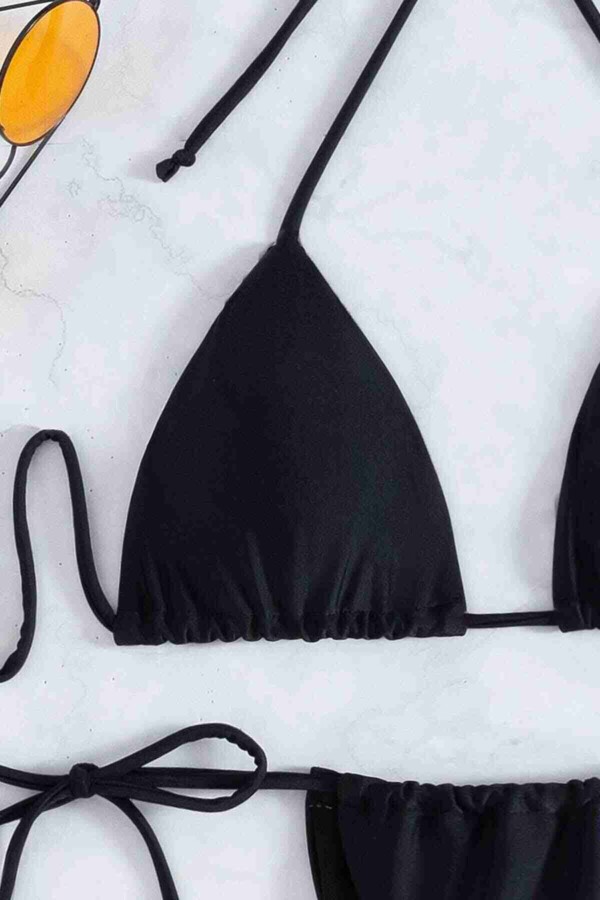 angelsin brezilya model baglamali bikini takim siyah bikini takm angelsin 14928 40 B