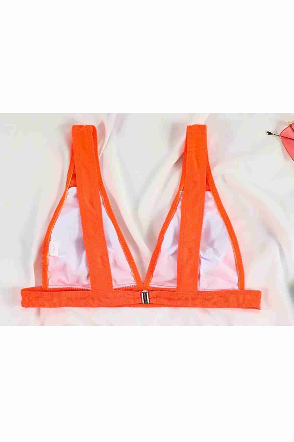 angelsin yuksel bel bikini ust turuncu bikini st angelsin 15613 42 B